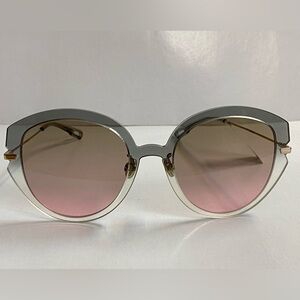 NWT CHRISTIAN DIOR Attitude 3 Sunglasses 55mm Pink with Brown Gradient Lens